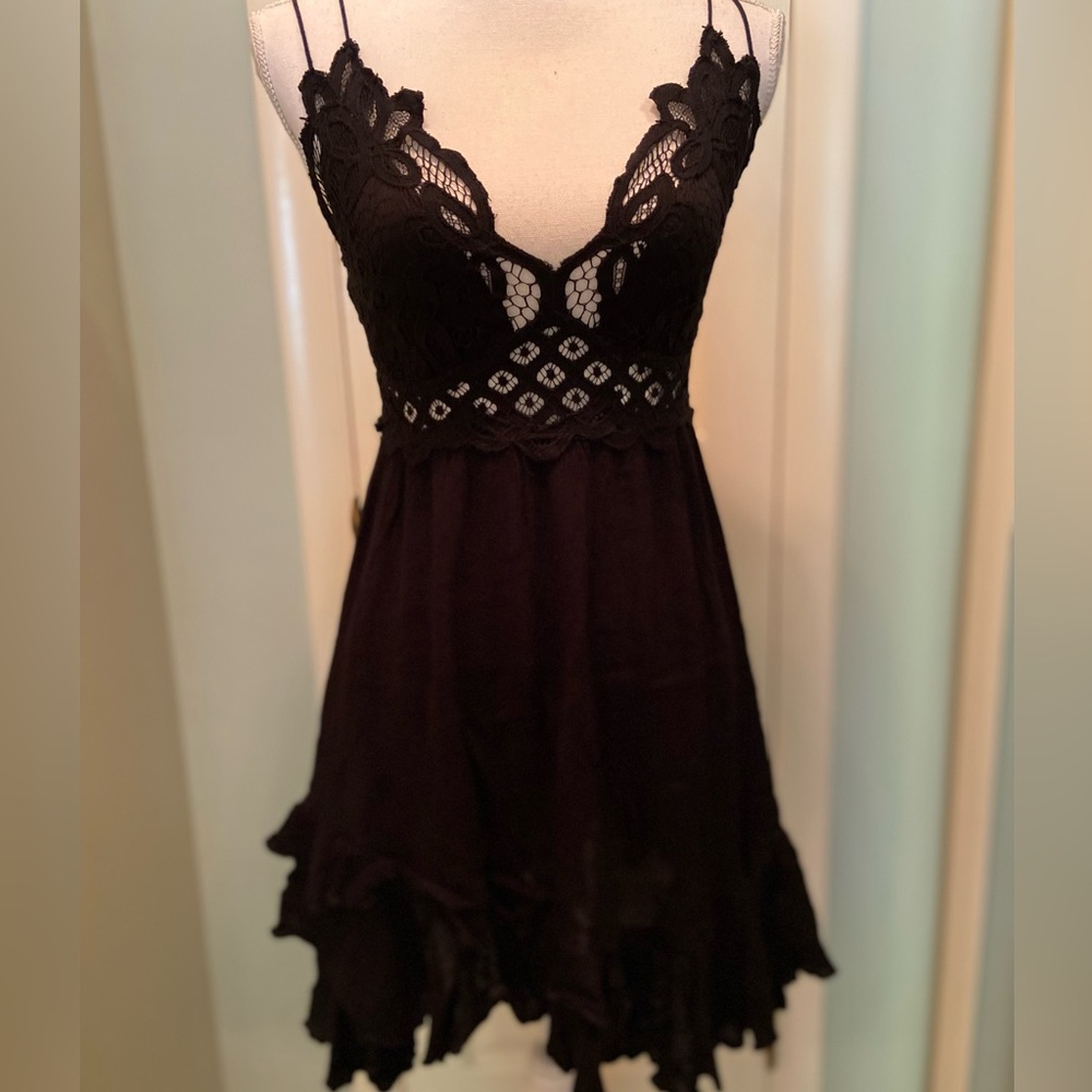 Free People Black Dress